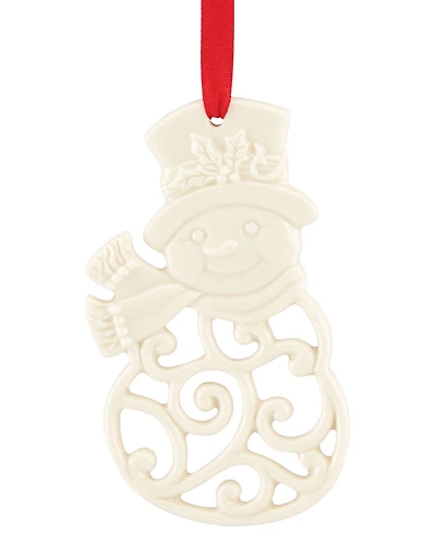 Lenox Snowman Charm Ornament, Exclusively at Macy's