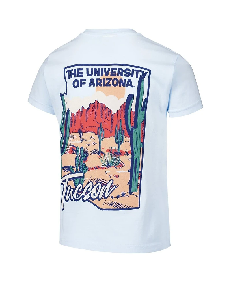 Image One Big Boys and Girls Blue Arizona Wildcats Hyperlocal Comfort Colors T-Shirt