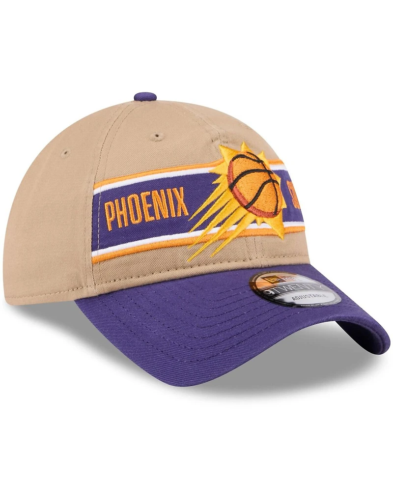 New Era Men's Tan/Purple Phoenix Suns 2024 Nba Draft 9TWENTY Adjustable Hat