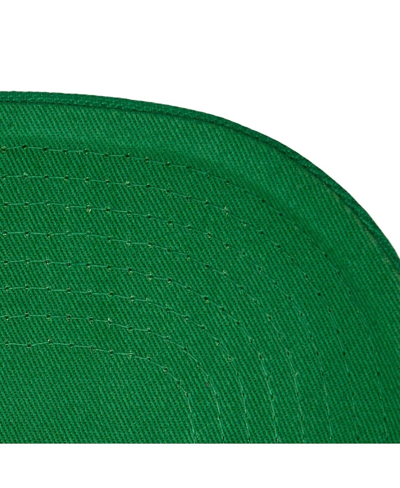 Mitchell & Ness Men's Cream/Green Milwaukee Bucks 2x Nba Champions Soul Legacy Defined Snapback Hat