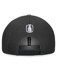 Fanatics Men's Gray/Charcoal Florida Panthers 2024 Stanley Cup Champions Locker Room Meshback Structured Adjustable Hat