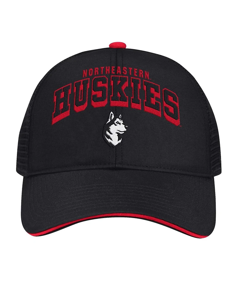 Colosseum Men's Black Northeastern Huskies Wyatt Adjustable Hat