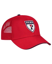 Colosseum Men's Red Pennsylvania Quakers Wyatt Adjustable Hat