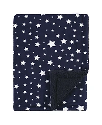 Hudson Baby Unisex Luxurious Reversible Faux Mink & Sherpa Snuggle Throw