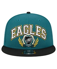 New Era Men's Midnight Green/Black Philadelphia Eagles Team Establish 9FIFTY Snapback Hat