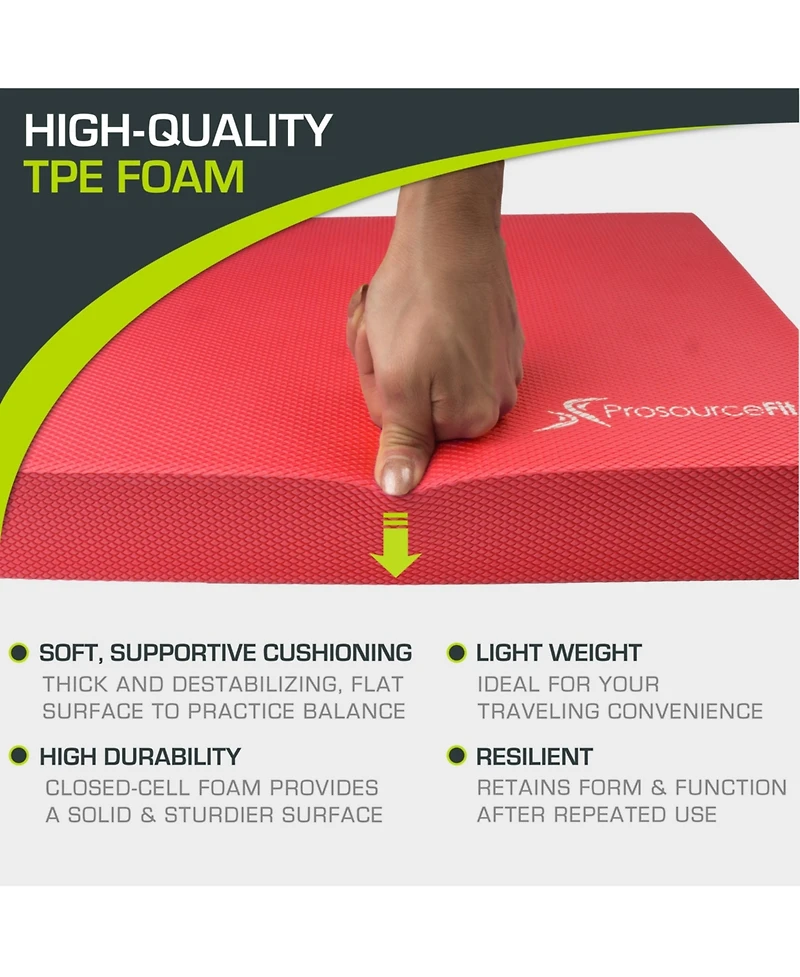 Exercise Balance Pad, Regular 15.5 x 12.75-in