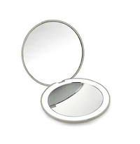 Cowin 1x/10x Magnification Lighted Travel Folding Makeup Mirror 3.5 inch