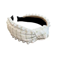 Women's It Girl Pearl Headband - Cream