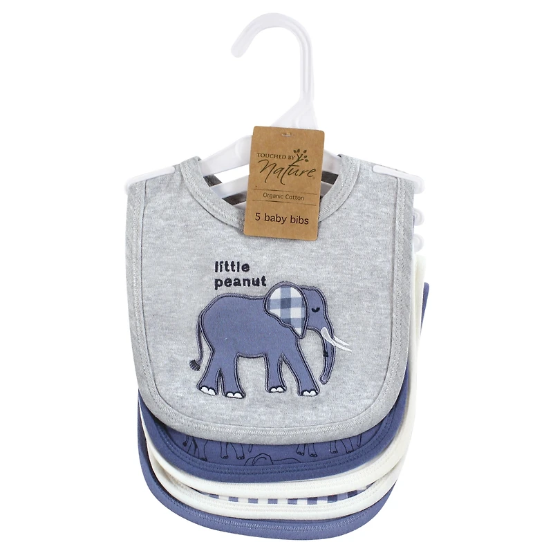 Touched by Nature Boys Soft Natural Cotton Bibs