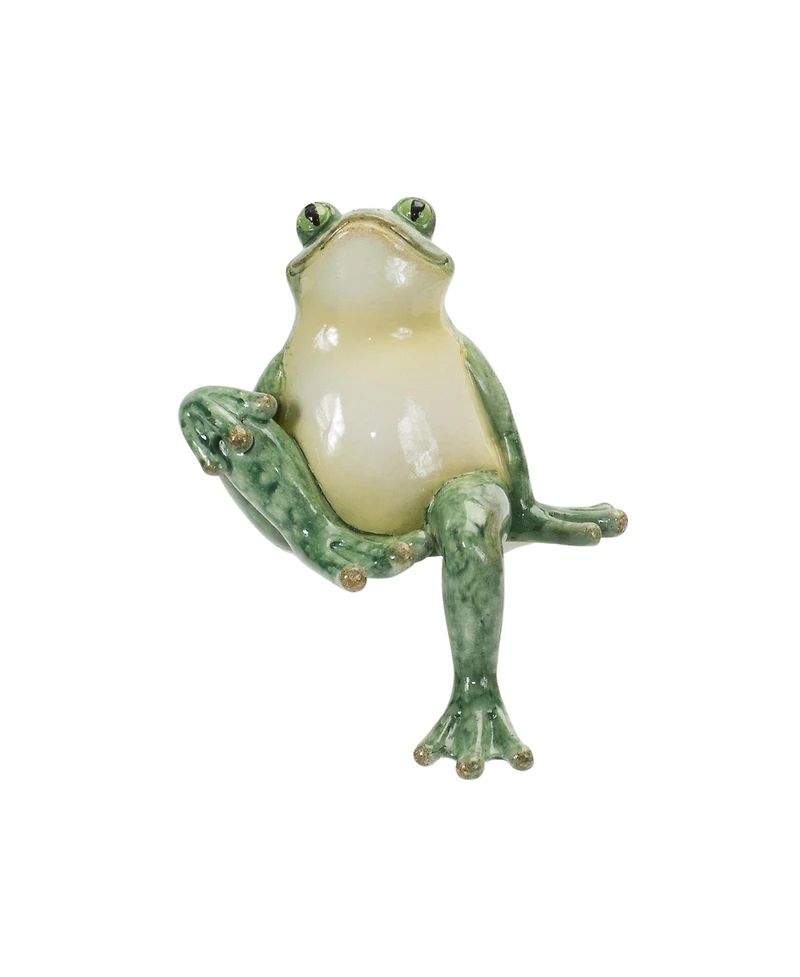 Slickblue Stone Garden Frog Shelf Sitter (Set of 3)