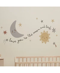 Bedtime Originals Little Star Celestial Moon & Stars Wall Decal/Stickers