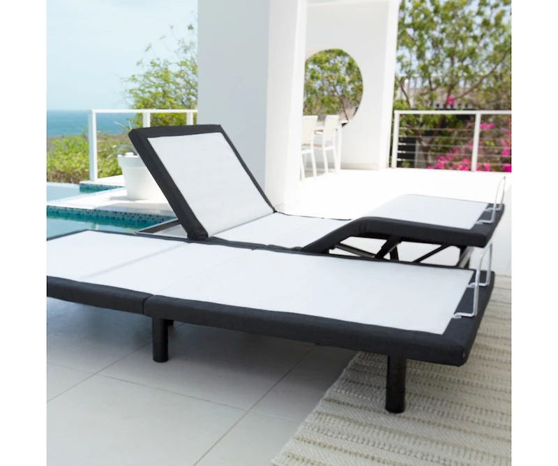 Cariloha Classic Adjustable Mattress Base | Queen | 6", 9", 12" | Viscose Material | Adjustable Height, Quiet Motor, Wireless Remote