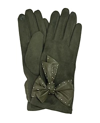 Marcus Adler Suede Glove with Bow