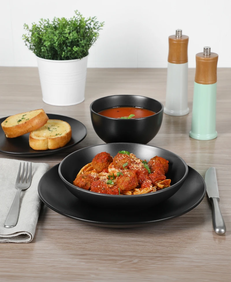 Gibson Home Queenslane 16 Pc. Dinnerware Set, Service for 4