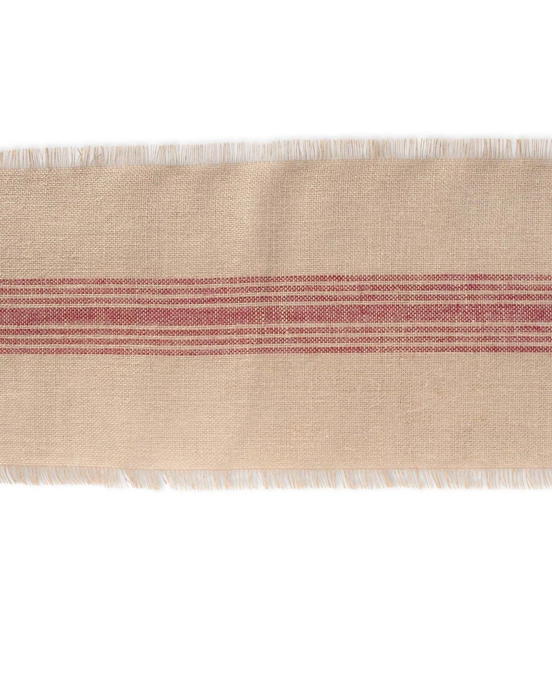 Design Imports Stripe Burlap Table Runner, 14x108 inches