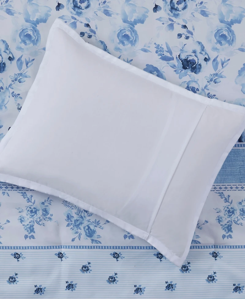 Intelligent Design Christa Floral Striped 5-Pc. Comforter Set, Full/Queen