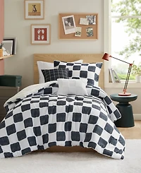 Intelligent Design Miley Checkered -Pc. Comforter Set