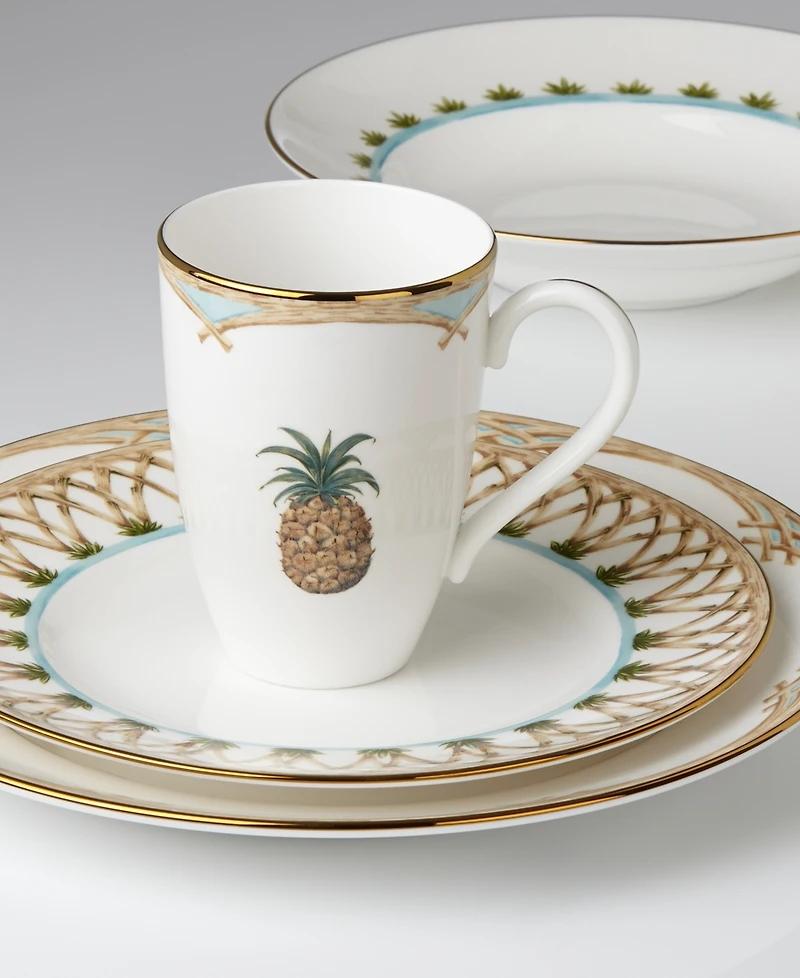 Lenox British Colonial Bamboo Mugs, Set of 4