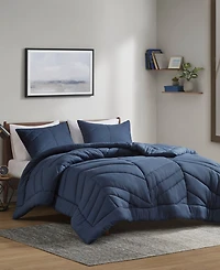 Intelligent Design Remy Quilted Chevron -Pc. Comforter Set