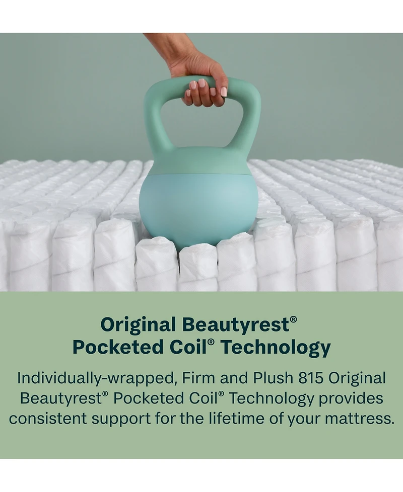 Beautyrest BeautySleep Dream Weaver 12.5" Hybrid Plush Mattress Set