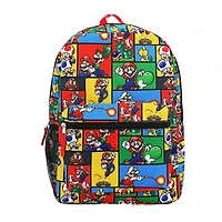 Super Mario Brothers All-Over Print 18” Backpack