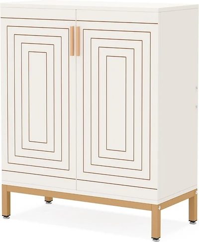 Tribesigns Shoe Cabinet with Doors, 20 Pairs Entryway Shoe Storage Cabinet with Shelves, 5-Tier Modern Free Standing Shoe Racks Storage Organizer for