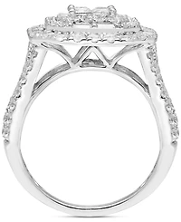 Diamond Mixed-Cut Halo Engagement Ring (2 ct. t.w.) in 14k White Gold