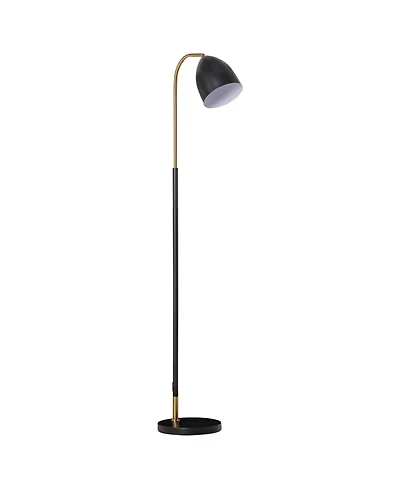 Homcom 63" Flexible Arc Shade Floor Reading Light for Living Room, /