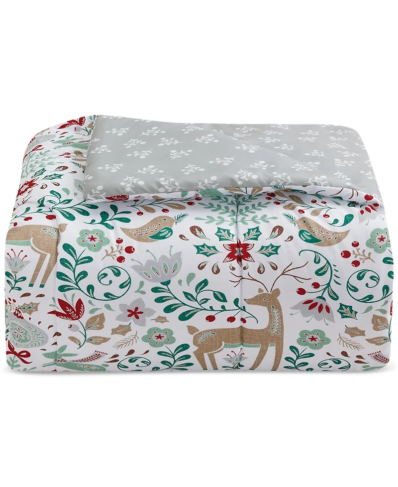 Sunham Holiday Deer 3-Pc. Comforter Sets