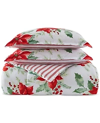 Design Lab Poinsettias 3-Pc. Comforter Sets