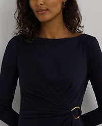 Lauren Ralph Lauren Women's Wrap-Overlay Sheath Dress