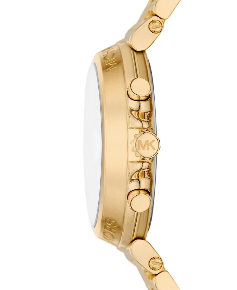 Michael Kors Women's Maren Chronograph Gold-Tone Stainless Steel Watch 40mm