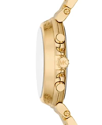 Michael Kors Women's Maren Chronograph Gold-Tone Stainless Steel Watch 40mm