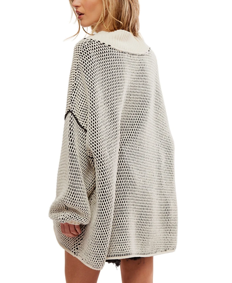 Free People Women's Maisie Two-Tone Sweater
