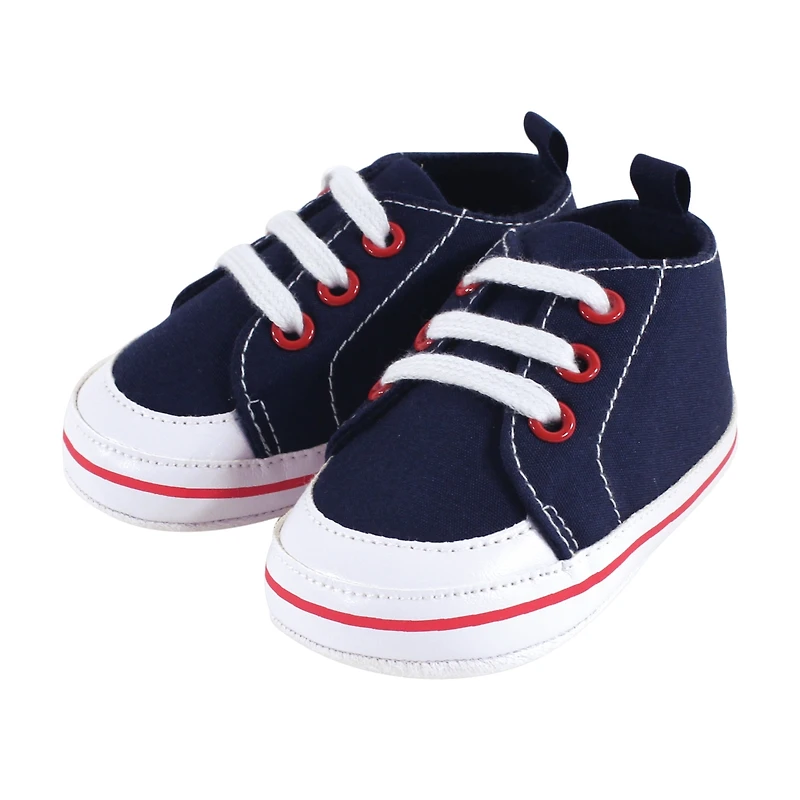 Hudson Baby Boys Cotton Bodysuit, Shorts and Shoe Set