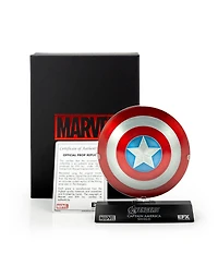 Efx Collectibles Marvel Collectibles The Avengers Captain America Die Cast Shield Replica, 1:6 Scale (4" diameter)
