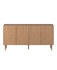 Hulala Home Uirico Modern 63"Wide Sideboard with 2 Adjustable Shelves