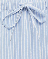 Mango Women's Embroidered Striped Trousers