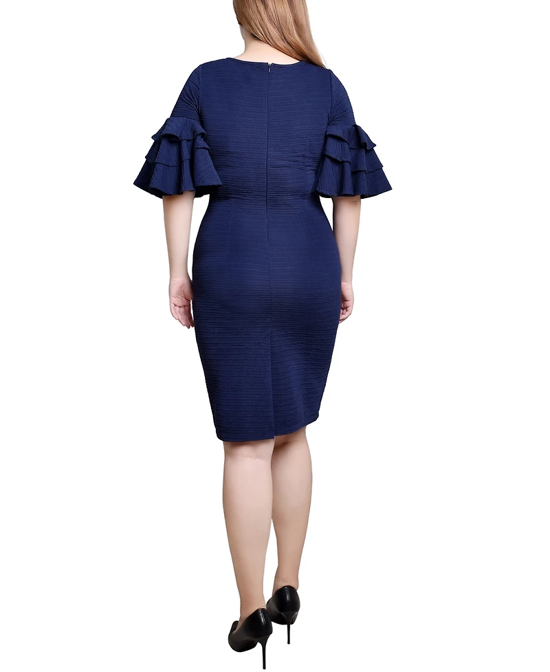 Ny Collection Bolero Sleeve Body Con Dress