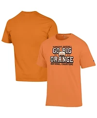 Champion Men's Tennessee Orange Tennessee Volunteers 2024 Ncaa Men's Baseball College World Series Champions Go Big Orange T-Shirt