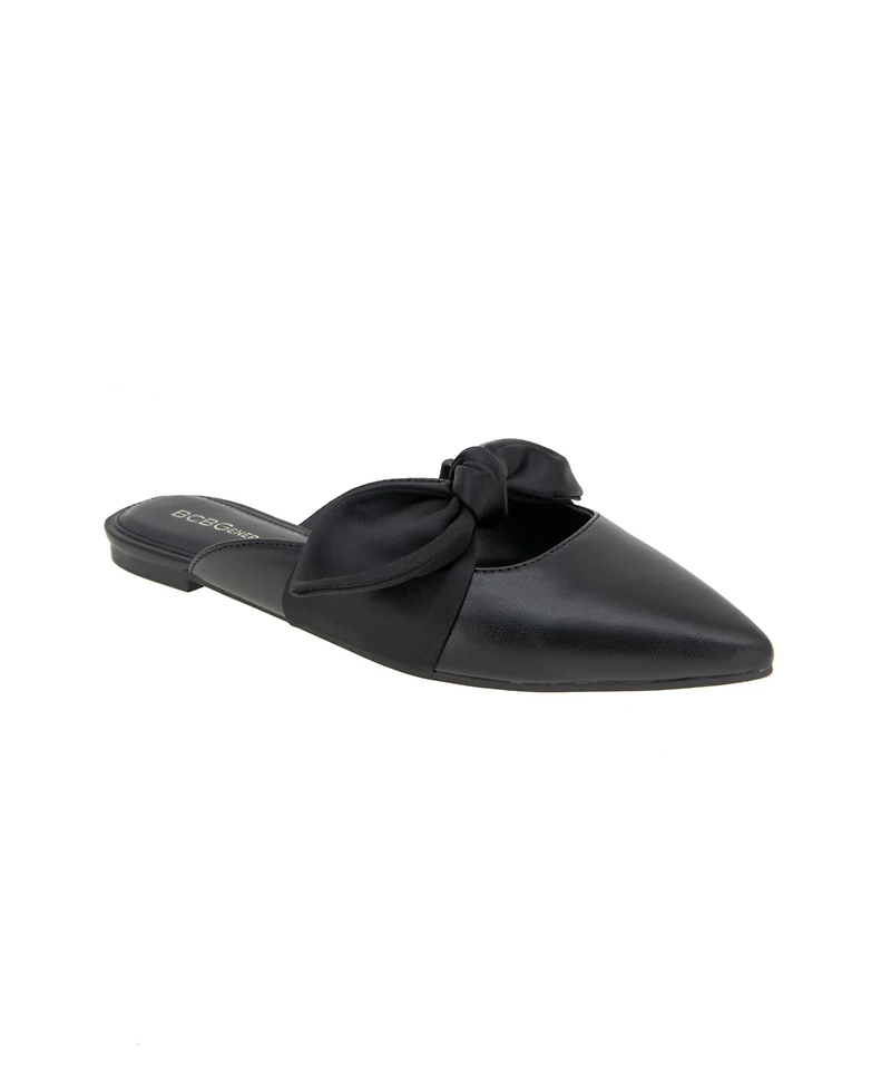 BCBGeneration Women's Kandy Slip-On Pointy Toe Bow Dress Flats