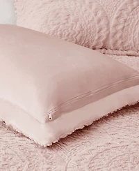 Madison Park Arya Medallion Embroidered Faux Fur 2-Pc. Comforter Set, Twin/Twin Xl