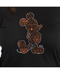 Hybrid Apparel Trendy Mouse Spiderweb Plus Size Graphic T-shirt