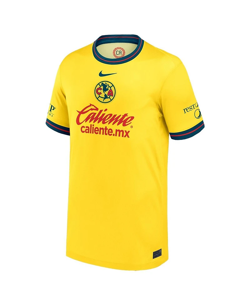 Nike Big Boys and Girls Yellow Club America 2024/25 Home Replica Jersey