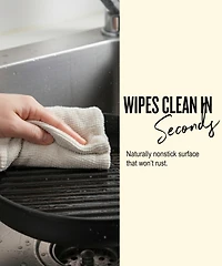 Alva Nori 11" Pre-Seasoned Cast Iron Grill Pan