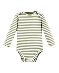 Touched by Nature Baby Boys Unisex Natural Cotton Long-Sleeve One-Piece
