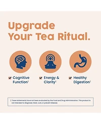 NativePath Native Mind Organic Adaptogen Herbal Support Blend - Organic Mushroom Drink Powder with Lion's Mane, Rhodiola & Rose Hips - 30 Servings