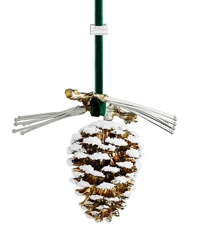 Michael Aram Pinecone Snowy Ornament