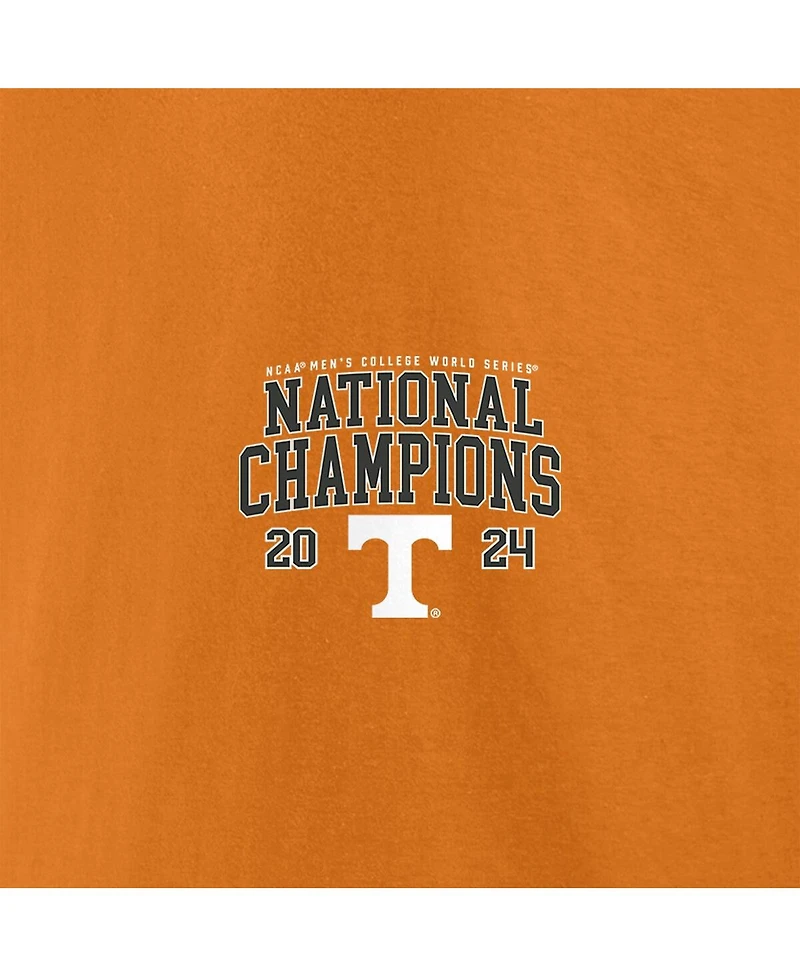 Fanatics Men's Tennessee Orange Tennessee Volunteers 2024 Ncaa Men's Baseball College World Series Champions Schedule T-Shirt