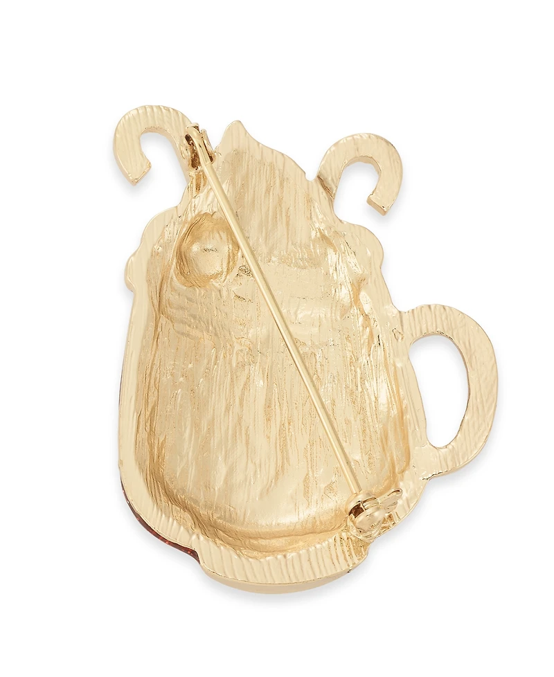 Holiday Lane Santa Mug Pin, Created for Macy's